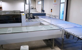 Transportförderer für belichtete Platten