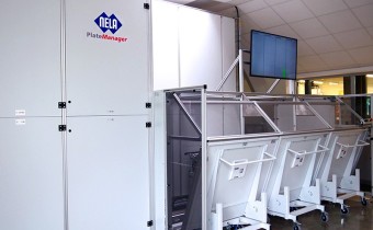 Plate Manager mit Vertikalstapler
