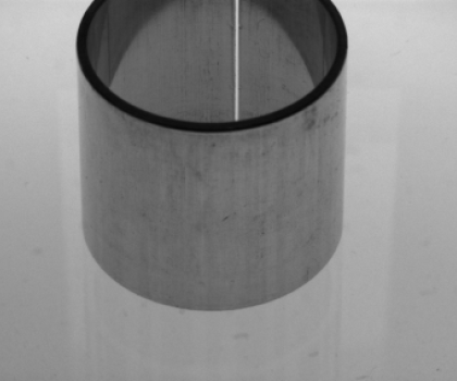 Mantelflächenprüfung Metallbuchse